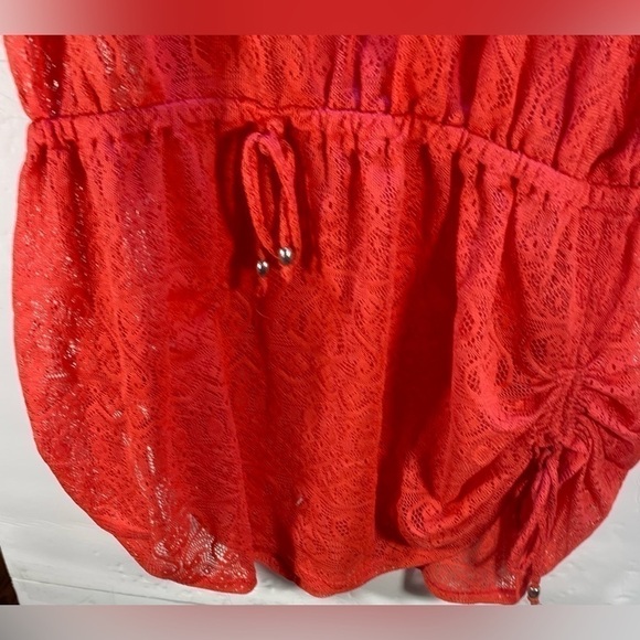 CATALINA RED BATHING SUIT COVERI UP SIZE 2X (18W-20W) - Picture 2 of 5
